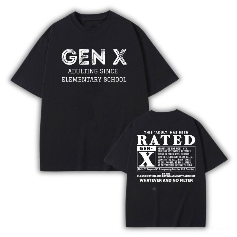Gen X Vintage Inspired Graphic Tee - 