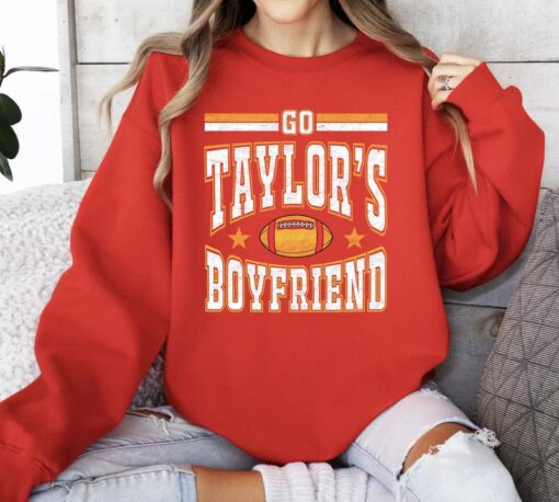 Go Taylor's Boyfriend Game Day Shirt - Cheer for Travis Kelce in Style