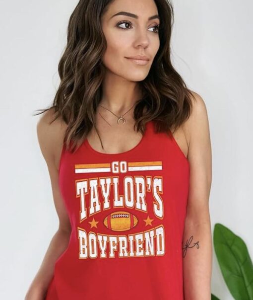 Go Taylor's Boyfriend Game Day Shirt - Cheer for Travis Kelce in Style