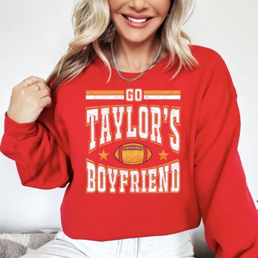 Go Taylor's Boyfriend Game Day Shirt - Cheer for Travis Kelce in Style