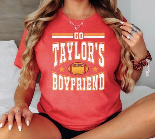 Go Taylor's Boyfriend Game Day Shirt - Cheer for Travis Kelce in Style