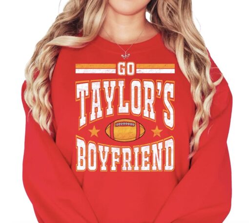 Go Taylor's Boyfriend Game Day Shirt - Cheer for Travis Kelce in Style