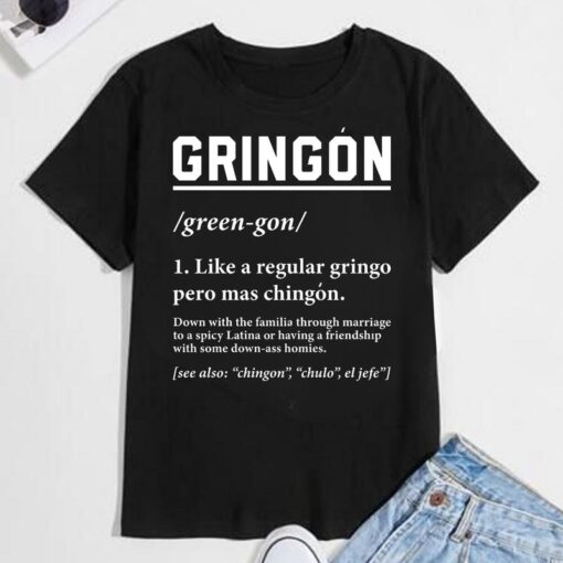 Gringón Pero Más Chingón Shirt - Celebrate Cultural Fusion | Viva México T-Shirt