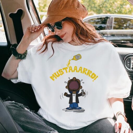 MUSTAAARRD! Playful Mustard-Themed Graphic Tee