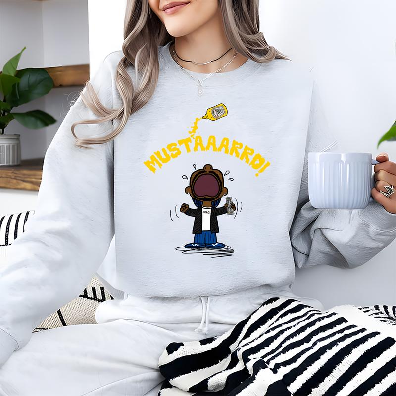MUSTAAARRD! Playful Mustard-Themed Graphic Tee