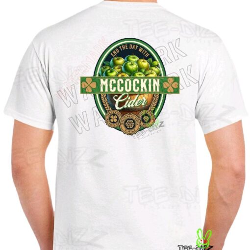 McCockin Cider Funny Men's T-Shirt - Humorous Crewneck Casual Wear