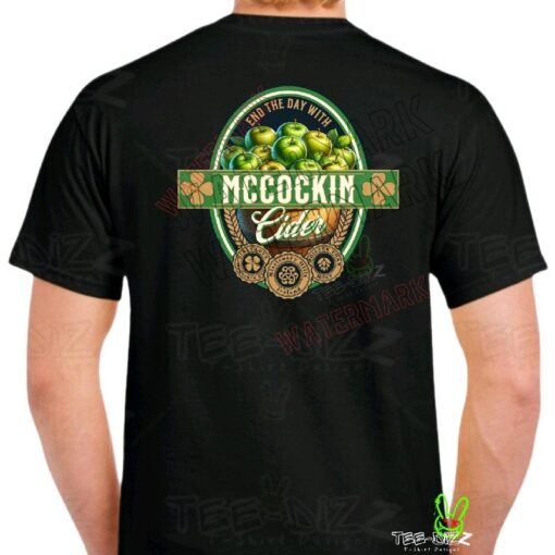 McCockin Cider Funny Men's T-Shirt - Humorous Crewneck Casual Wear