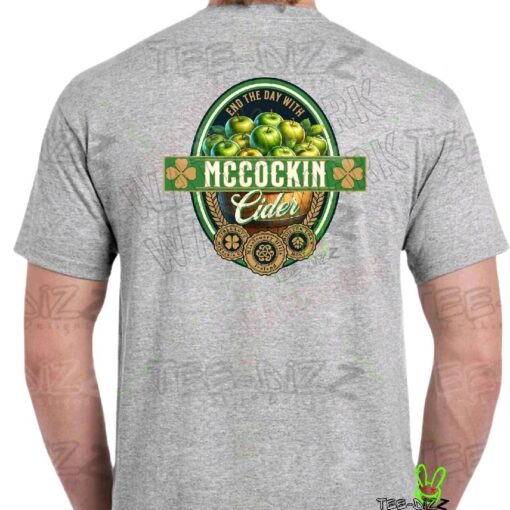 McCockin Cider Funny Men's T-Shirt - Humorous Crewneck Casual Wear