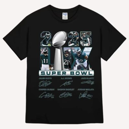 New Trendy Graphic Super Bowl 2025 Football T-Shirt | Streetwear Champs Sport Wear