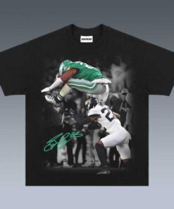SAQUON BARKLEY ACTION SHIRT | VINTAGE TEE FOR FOOTBALL FANS | GRAPHIC T-SHIRT & HOODIE
