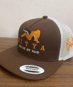 Sitya Trucker Hat - Playful Brown and White Snapback for Unisex Style in 2025