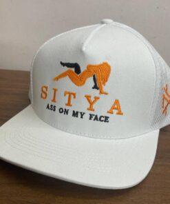 Sitya Trucker Hat - Playful Brown and White Snapback for Unisex Style in 2025