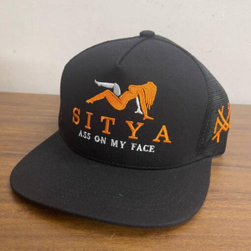 Sitya Trucker Hat - Playful Brown and White Snapback for Unisex Style in 2025