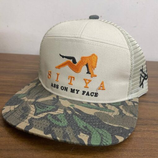 Sitya Trucker Hat - Playful Brown and White Snapback for Unisex Style in 2025