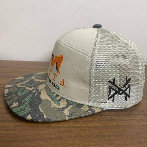 Sitya Trucker Hat - Playful Brown and White Snapback for Unisex Style in 2025