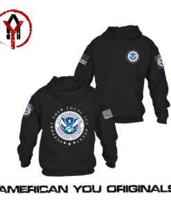 Support Your Local ICE Agent - Patriotic America First Hoodie