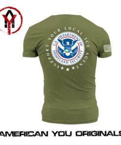 Support Your Local ICE Agent - Patriotic America First Hoodie