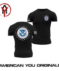 Support Your Local ICE Agent - Patriotic America First Hoodie