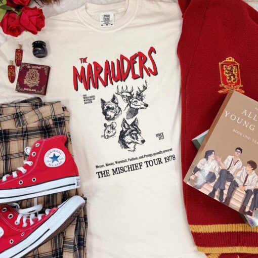 The Marauders Mischief Tour 1978 Garment Dyed Tee