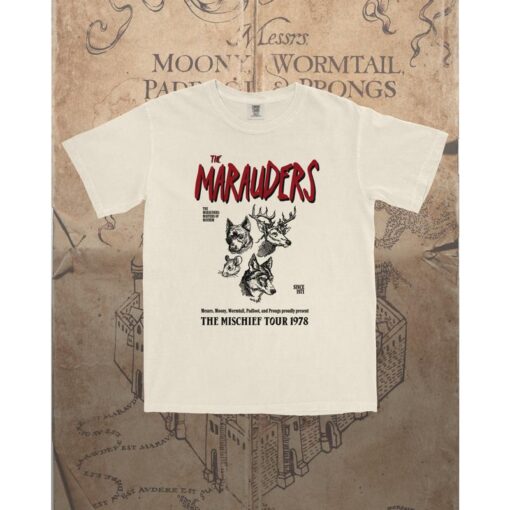 The Marauders Mischief Tour 1978 Garment Dyed Tee
