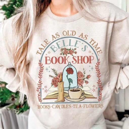 Timeless Beauty and the Beast Quote Shirt - Vintage Tale As Old As Time