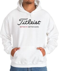 Titleist Golf Hoodie - "Better Fit. Better Game." Motivational Unisex Sweatshirt for Golf Enthusiasts