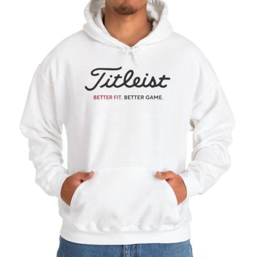 Titleist Golf Hoodie - "Better Fit. Better Game." Motivational Unisex Sweatshirt for Golf Enthusiasts
