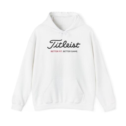 Titleist Golf Hoodie - "Better Fit. Better Game." Motivational Unisex Sweatshirt for Golf Enthusiasts