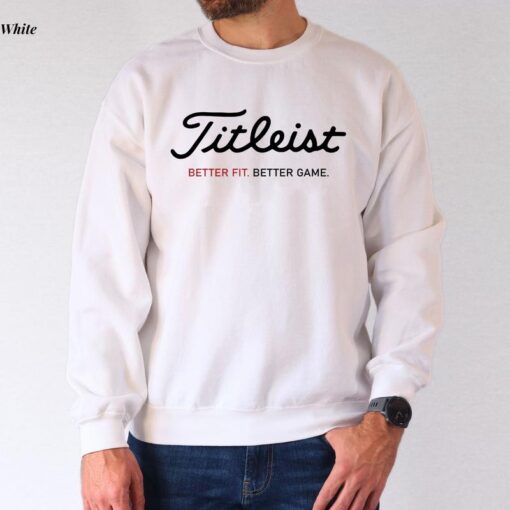 Titleist Golf Hoodie - "Better Fit. Better Game." Motivational Unisex Sweatshirt for Golf Enthusiasts
