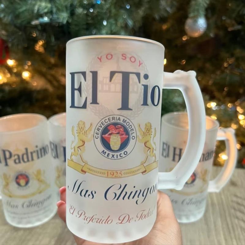 Yo Soy El Papá Mas Chingón - Beer Mug 16oz Drinkware T-Shirt
