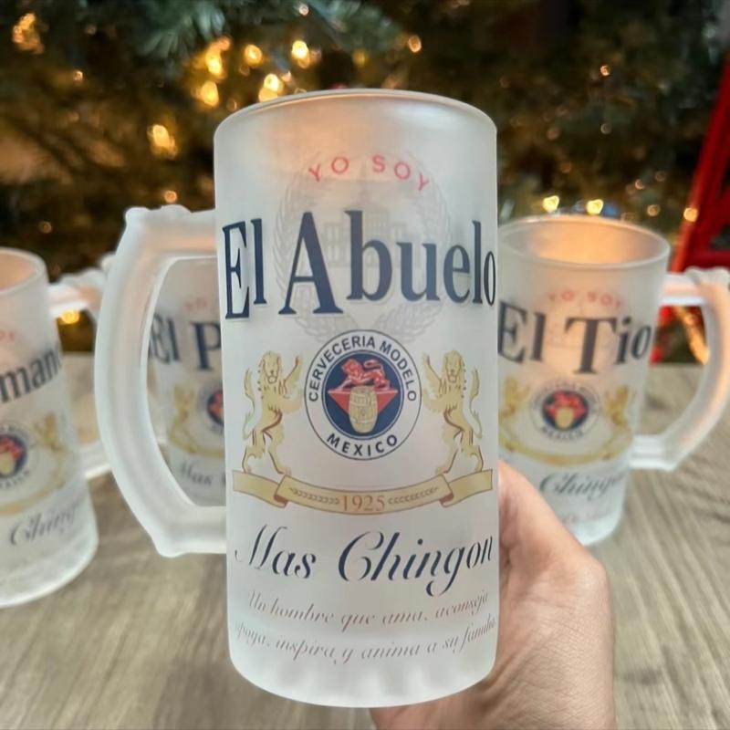 Yo Soy El Papá Mas Chingón - Beer Mug 16oz Drinkware T-Shirt
