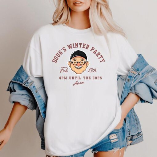 4PM UNTIL THE COPS ARRIVE - Unisex Winter Party Garment Dyed Tee, Sweatshirt, Hoodie