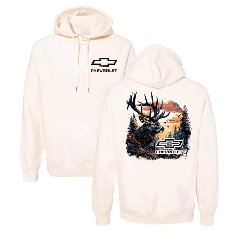 Chevrolet Buck Wear Men's Chevy-Camo Fill Deer Hoodie - Unisex Outdoor Fashion