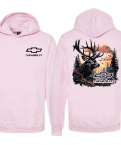 Chevrolet Buck Wear Men's Chevy-Camo Fill Deer Hoodie - Unisex Outdoor Fashion