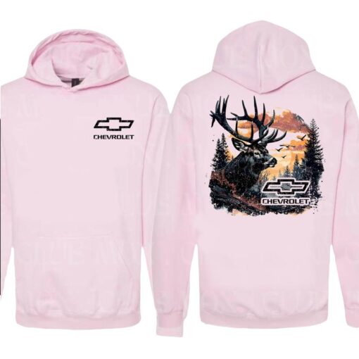 Chevrolet Buck Wear Men's Chevy-Camo Fill Deer Hoodie - Unisex Outdoor Fashion