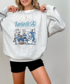 Fantastic Four Casual Fun Shirt - Unique Marvel Sweatshirt for Superhero Fans