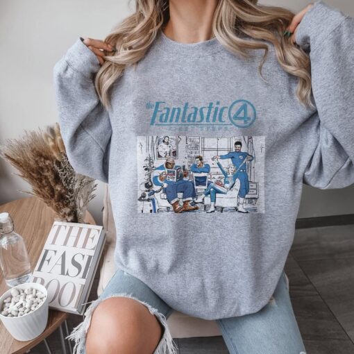 Fantastic Four Casual Fun Shirt - Unique Marvel Sweatshirt for Superhero Fans