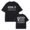 Gen X Adulting Since Elementary School Shirt - Vintage Inspired Graphic Tee for Generation X