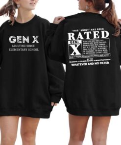 Gen X Adulting Since Elementary School Shirt - Vintage Inspired Graphic Tee for Generation X