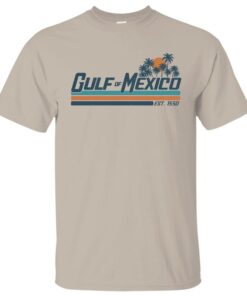 Gulf of Mexico Crewneck T-Shirt - Unisex Cotton Shirt Celebrating the Gulf Coast Lifestyle
