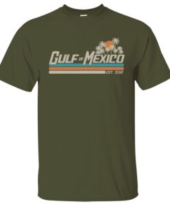 Gulf of Mexico Crewneck T-Shirt - Unisex Cotton Shirt Celebrating the Gulf Coast Lifestyle