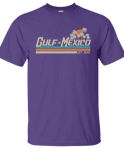 Gulf of Mexico Crewneck T-Shirt - Unisex Cotton Shirt Celebrating the Gulf Coast Lifestyle