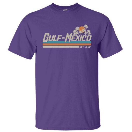 Gulf of Mexico Crewneck T-Shirt - Unisex Cotton Shirt Celebrating the Gulf Coast Lifestyle