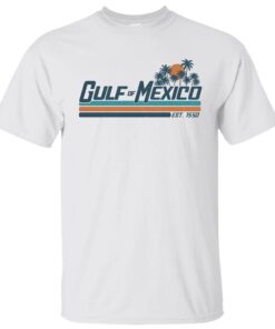 Gulf of Mexico Crewneck T-Shirt - Unisex Cotton Shirt Celebrating the Gulf Coast Lifestyle