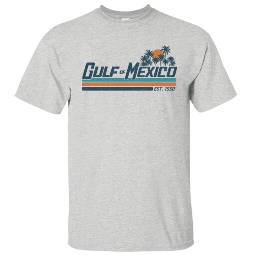 Gulf of Mexico Crewneck T-Shirt - Unisex Cotton Shirt Celebrating the Gulf Coast Lifestyle