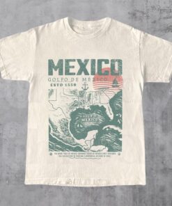 Gulf of Mexico Retro Vintage Art Shirt – Golfo de México 1550 Unisex Tee