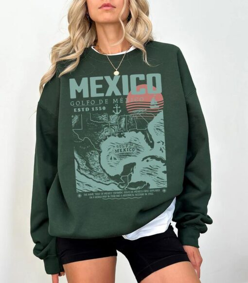 Gulf of Mexico Vintage Art Shirt - Celebrating the Heritage of the Gulf Coast