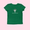 St. Patrick's Day Women's Baby Tee - Funny Leprechaun Martini Cocktail Shirt for Party Enthusiasts