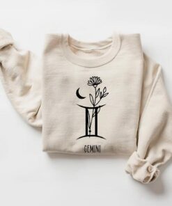 Virgo Floral Astrology Sweatshirt - Horoscope and Zodiac Sign Lover Gift
