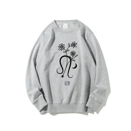 Virgo Floral Astrology Sweatshirt - Horoscope and Zodiac Sign Lover Gift